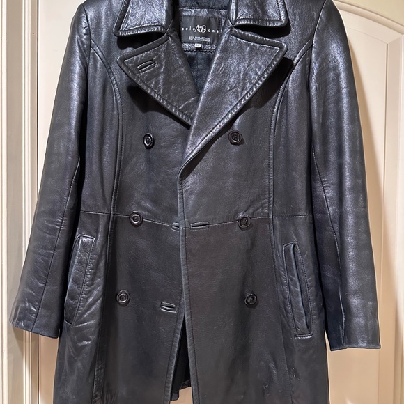 Women's A&S Selections Canadian Modo Peau leather jacket - black - small - Picture 2 of 4